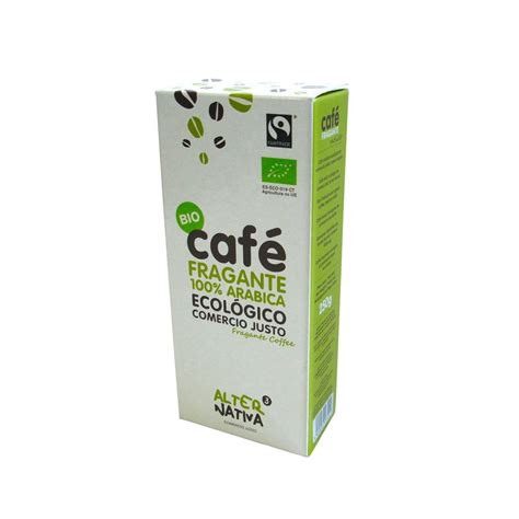 Café molido ecológico Fragante de Alternativa3