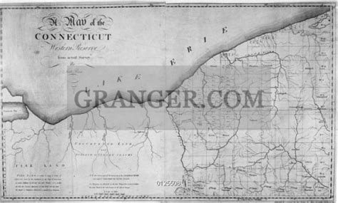 Image Of Map Western Reserve Map Of The Connecticut Western Reserve