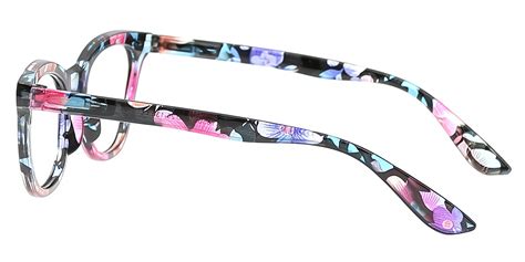 Ayele Floral Cat Eye Retro Plastic Eyeglasses | Muukal.com