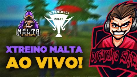 Free Fire Ao Vivo X Treino Malta C Guildas Live On K