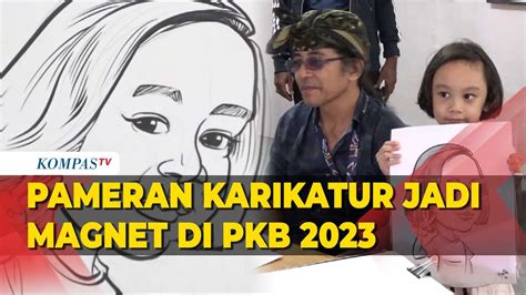 Seniman Karikatur Jadi Magnet Pengunjung Pesta Kesenian Bali Youtube