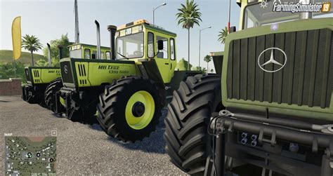 Tractor Mercedes Benz Track Pack V For Fs