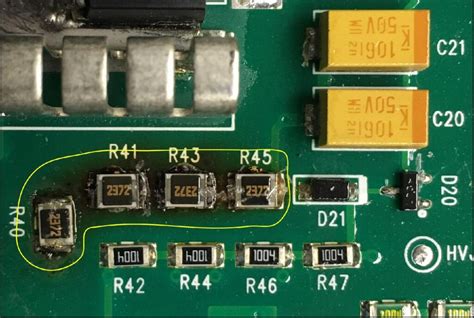 Overheating surface mount resistors | Gruber Motors