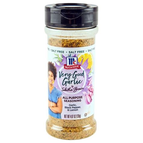 Mccormick Salt Free Very Good Garlic By Tabitha Brown All Purpose