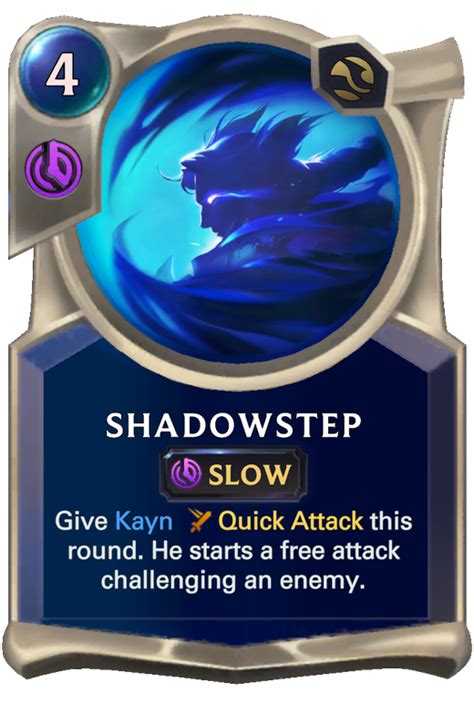 Shadowstep | Legends of Runeterra LOR Cards