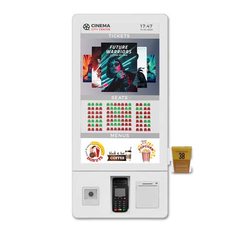 Automatic Ticketing Kiosk Payment Terminal Bank Parking Restaurant