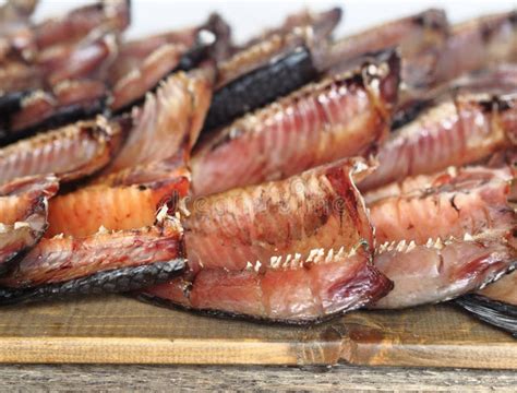 Russian Fish.Sliced Dried Salted Freshwater Fish Carp, Which is ...