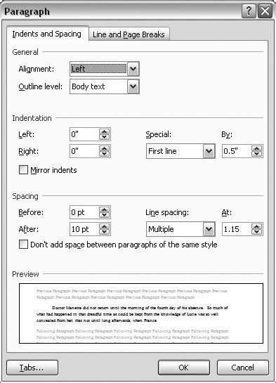 4 Formatting Text Paragraphs And Headings Word 2007 The Missing