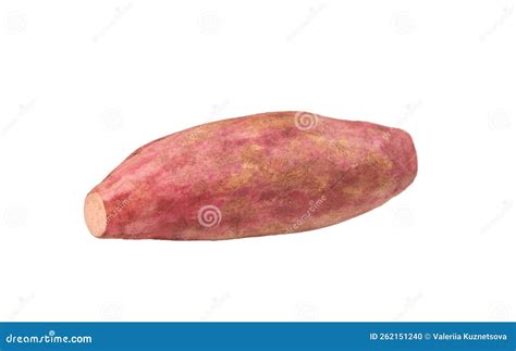Sweet Potato One Pink Isolated Stock Photo Image Of Background