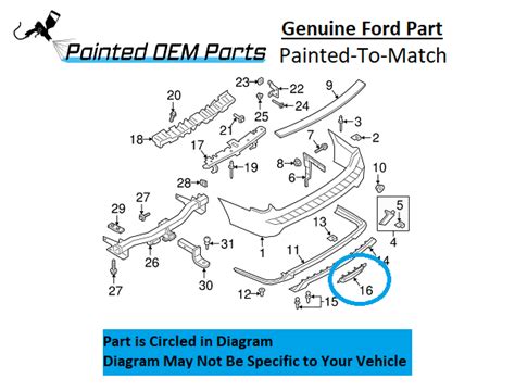 Painted 2018 2021 Ford Expedition Genuine Oem Rear Hitch Cover Painted Oem Parts