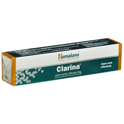 Himalaya Clarina Anti Acne Cream 30gm Herbaldealcare Ayurvedic Herbal Unani Homeopathy