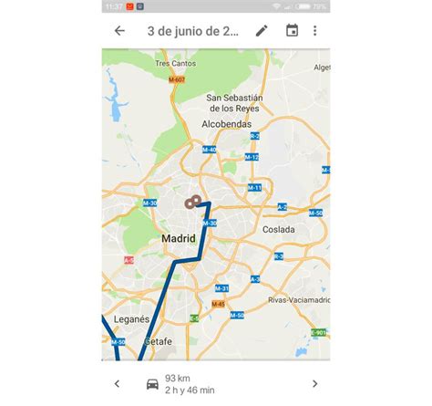 Cómo consultar la cronología de tus desplazamientos en Google Maps por