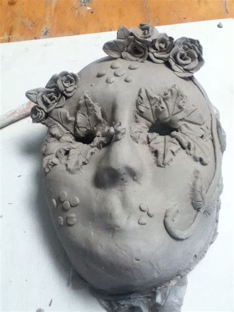 Pin By Frank May On Clay Ceramic Masks Clay Mask Art Sculpture Clay