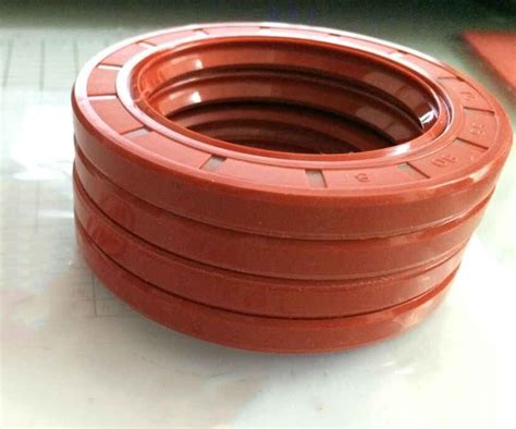 Food Grade Red Silicone Oil Seal For Food Industry IKSonic Leading