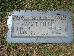 Mary Elizabeth Phillips Phillips 1848 1944 Find A Grave Memorial