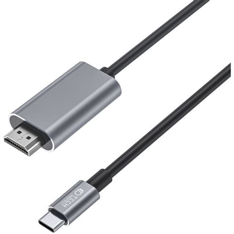 Kabel Tech Protect Hdmi Usb C K Hz M Czarny Pancernik Eu