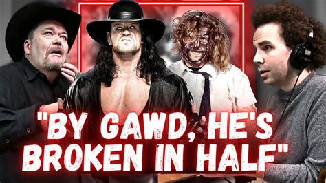 Jim Ross On Hell In Cell Match Mick Foley Vs Undertaker YouTube