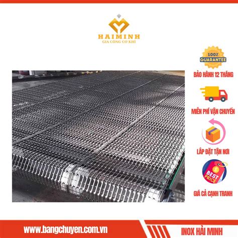 Băng Tải Xích Inox Chịu Nhiệt