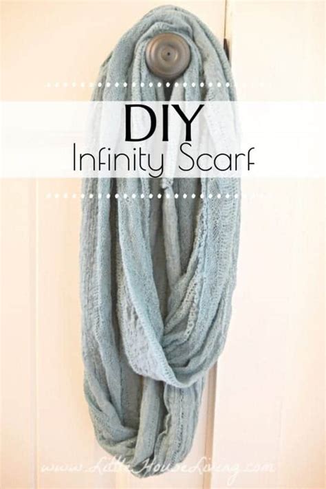 How To Make An Infinity Scarf Diy Infinity Scarf Little House Living