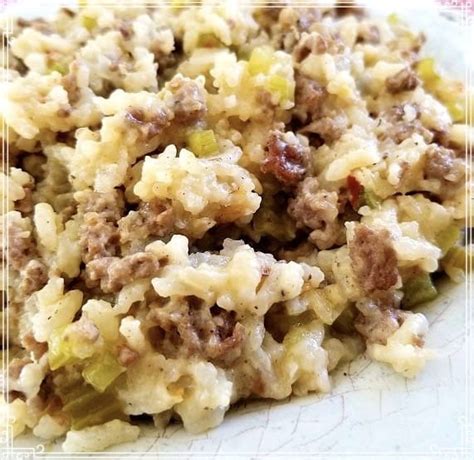 Sicilian Hamburger Rice Stuffing The Untraditional Traditional