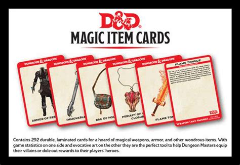 D&D (5e) Magic Item Cards — Twenty Sided Store®