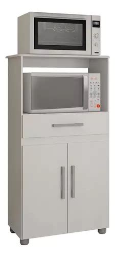 Balcão 2 Portas Para Forno E Microondas Multimóveis Cr20230 Cor Branco