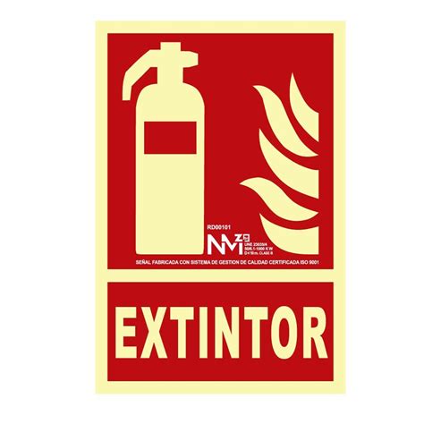 Sign Normaluz Extintor PVC 21 X 30 Cm Best Prices In Albania And