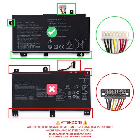 Batteria Compatibile Con ASUS TUF Gaming FX505GM BN012 11 4V 48Wh EBay