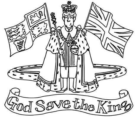 Coloring Page King Charles Iii God Save The King 4 Coloring Home