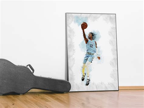 JA MORANT Sport Poster NBA Poster Basketball Player - Etsy