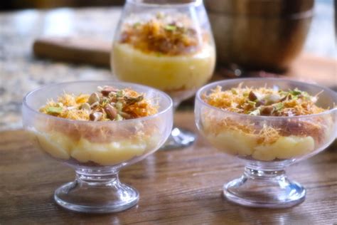 Rich Creamy Delicious Nawabi Semai Dessert Vermicelli Custard