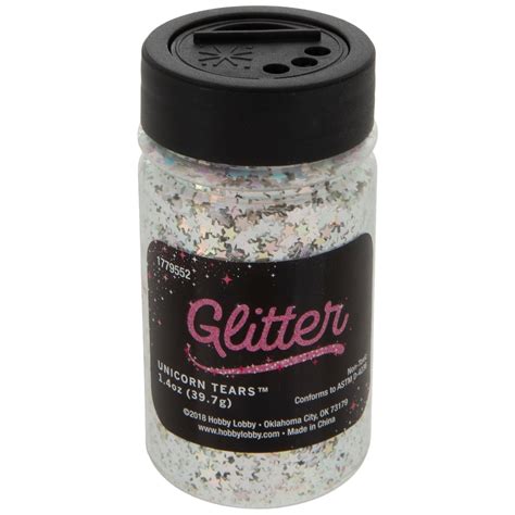 Unicorn Tears Shiny Star Glitter Shapes Hobby Lobby 1779552