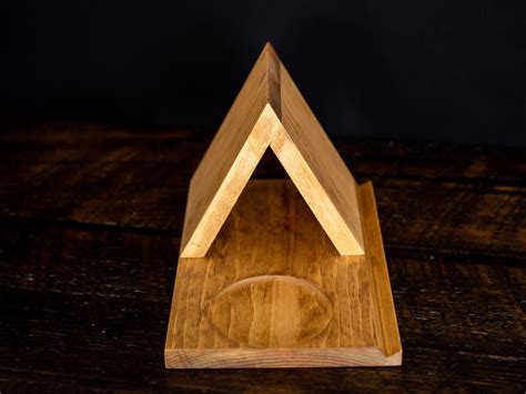 Wood Triangle Book Rest Night Stand Book Holder Personalized Etsy