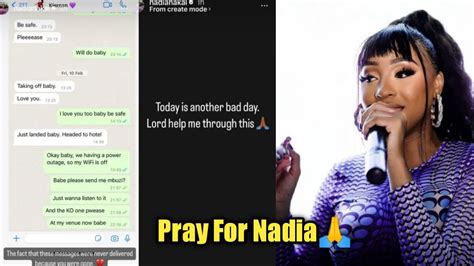 Nadia Nakai Shares Her Last Whatsapp Chats With Aka And Shares It S Not