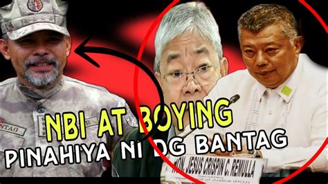 BOYING REMULLA AT NBI NAG MUKHANG WALANG ALAM PINAHIYA NI GEN DG