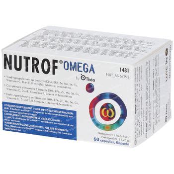 Nutrof Omega Capsules Commander Ici En Ligne Farmaline Be