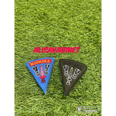 Jual Bet Badge Bordir Perkeras Segitiga KOPASKA PDH PDL TNI AL Shopee