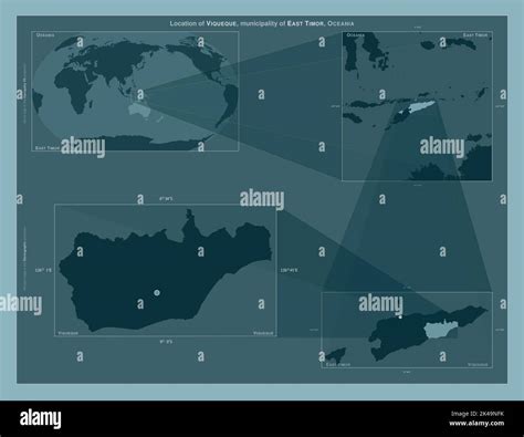viqueque municipality  east timor diagram showing  location