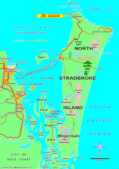 North Stradbroke Island dunwish | The Cabarita - Map Stradbroke Island, Point Lookout, Southbank ...