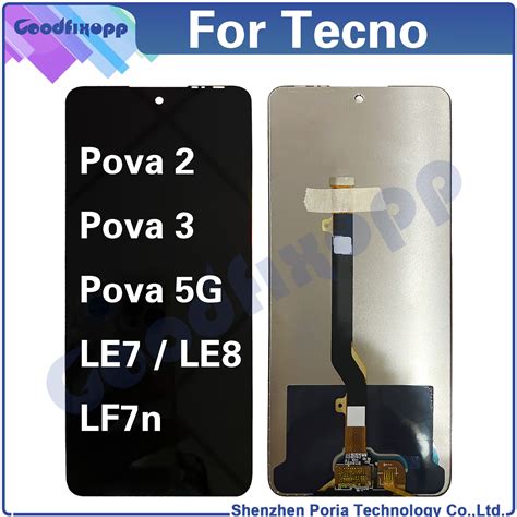 Tecno Pova3 Mobile Phone Display Lcd Display Touch Screen Tecno