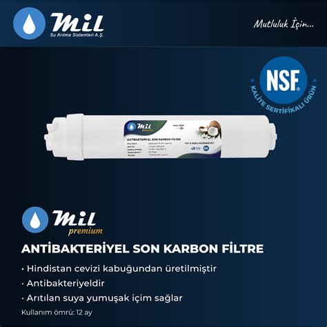 Mil Su Kapalı Kasa NSF Onaylı 4lü Filtre Seti idefix