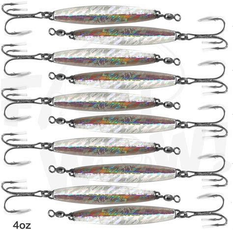 Amazon Pcs Oz Diamond Jig Mylar Holographic Laser Jigs With A