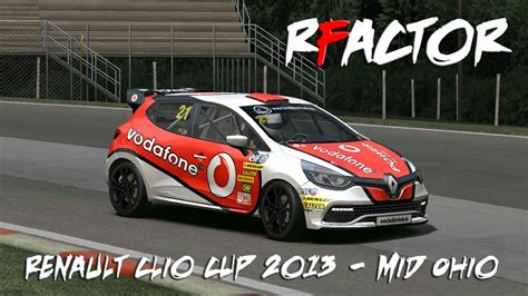 Rfactor Hd Renault Clio Cup Mid Ohio Youtube