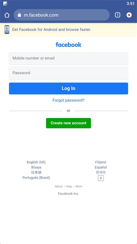 Facebook Login