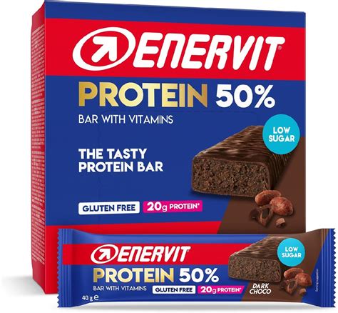 Enervit Protein Bar Dark Choco Barrette Proteiche Enervit