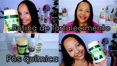 Rotina Capilar Fortalecimento P S Qu Mica Youtube