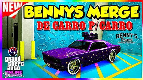 NOVO ARENA BENNYS MERGE DE CARRO P CARRO GTA5 ONLINE PS4