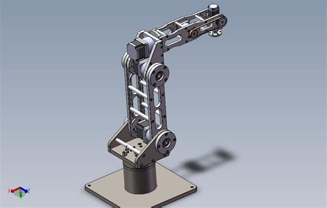 可生产的6轴机器人六轴机械臂（sw16可编辑工程图bom）solidworks 2014模型图纸下载 懒石网