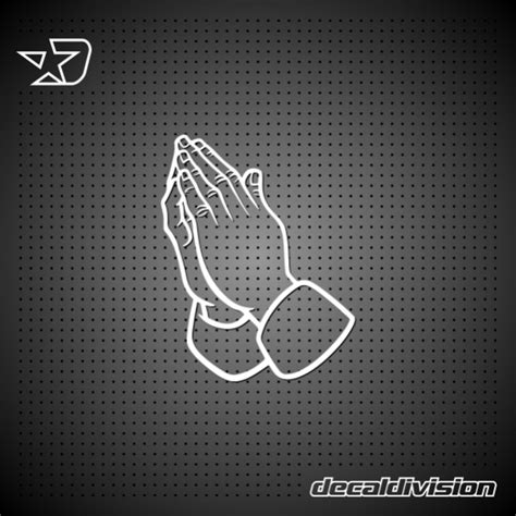 Praying Hands Sticker