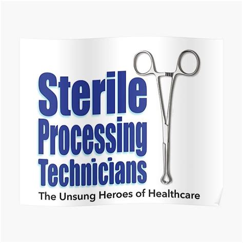 Sterile Processing Unsung Heroes Poster By Omahacheeks Redbubble